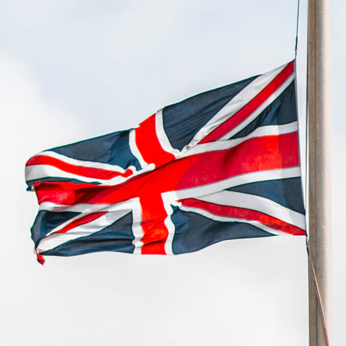Zdjęcie ilustrujące flagę Wielkiej Brytanii