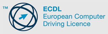 Logo Europejskiego Certyfikatu Umiejętności Komputerowych