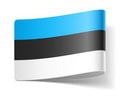 Grafika z flagą Estonii