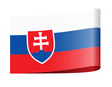 Grafika z flagą Słowacji