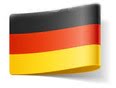 Grafika z flagą Niemiec