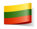 Grafika z flagą Litwy