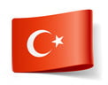 Grafika z flagą Turcji